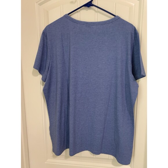 H&M Women's BLUE Short Sleeve T Shirt Size XXL NEW - Picture 2 of 2